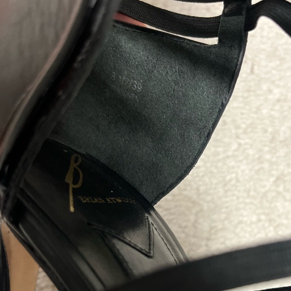 B Brian Atwood Langden Gladiator Caged Heels Black Size 8.5 - Picture 6 of 12